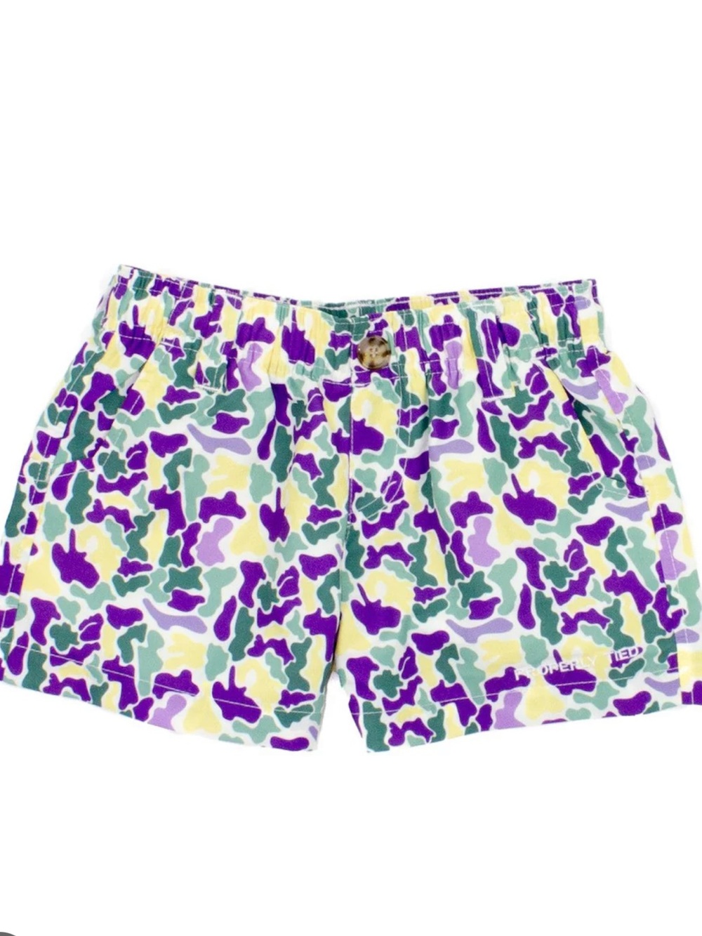 Properly Tied Purple, Yellow & Green Camo Mallard Shorts